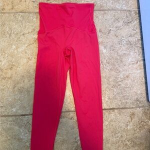 Bright Pink High-Waisted Leggings